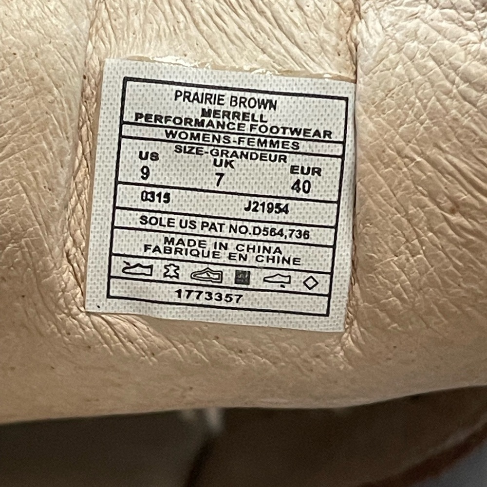 NEW Merrell Women’s Sirah Cloak in Prairie Brown Leather Shoes - Picture 5 of 5